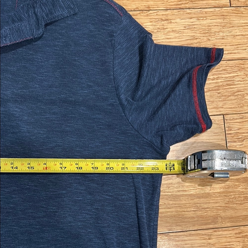 Nat Nast Blue Polo Shirt with Red Accents Cotton Blend XL - Picture 5 of 8
